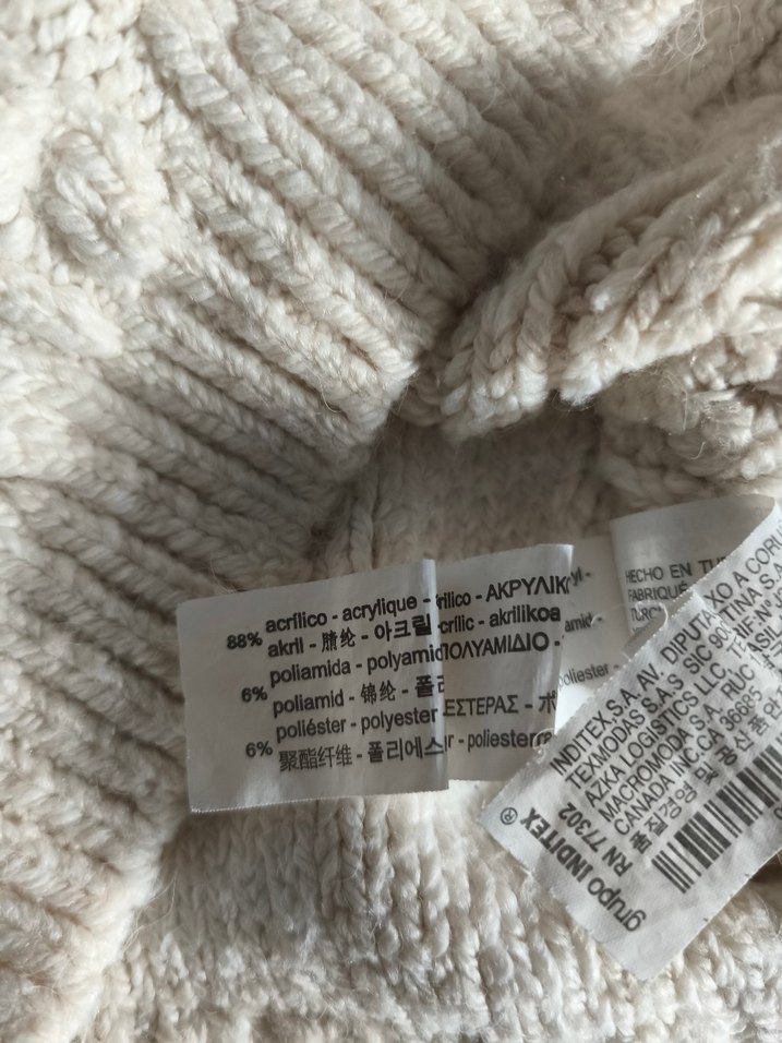 Zara Kız Çocuk Bohem Nakışlı Beyaz Hırka - Görsel 3