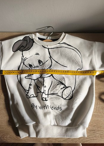 Gri Detaylı Kız Çocuk Sweatshirt - Görsel 4