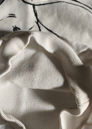 Gri Detaylı Kız Çocuk Sweatshirt - Görsel 6