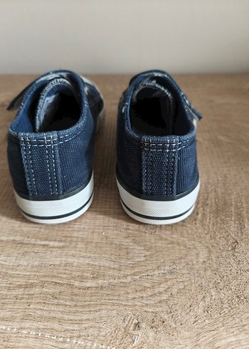 Polaris kız Çocuk Kot Kumaş Sneakers cırt cırt lı - Görsel 3