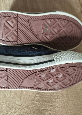 Polaris kız Çocuk Kot Kumaş Sneakers cırt cırt lı - Görsel 6