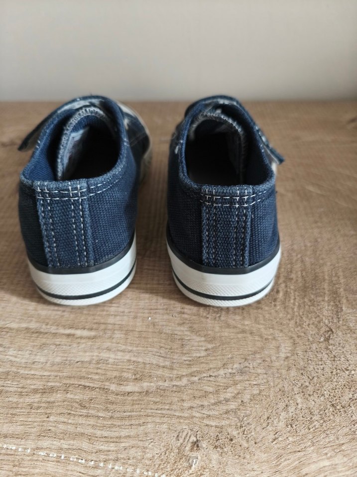 Polaris kız Çocuk Kot Kumaş Sneakers cırt cırt lı - Görsel 3