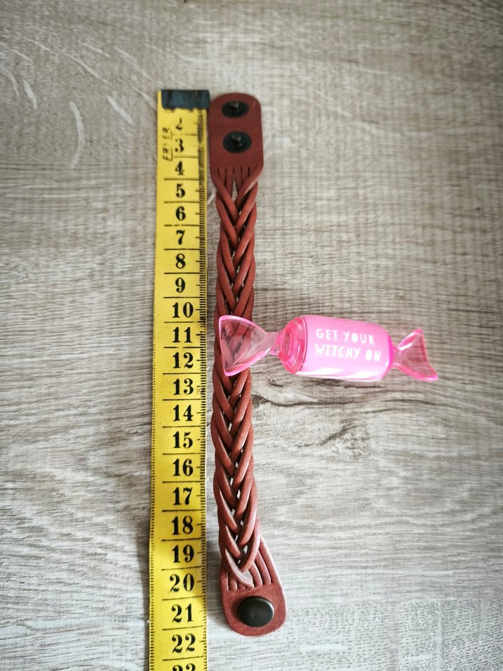 Bej Örgülü unisex Bileklik - Görsel 2