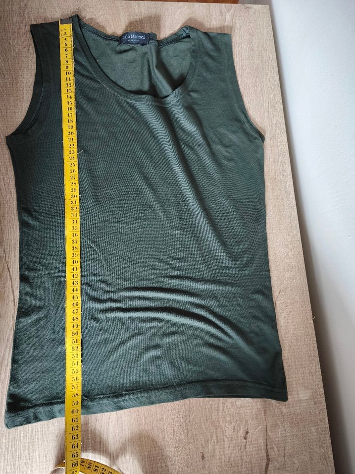 Köyü yeşil Kadın Atlet Basic Kesim - Görsel 3