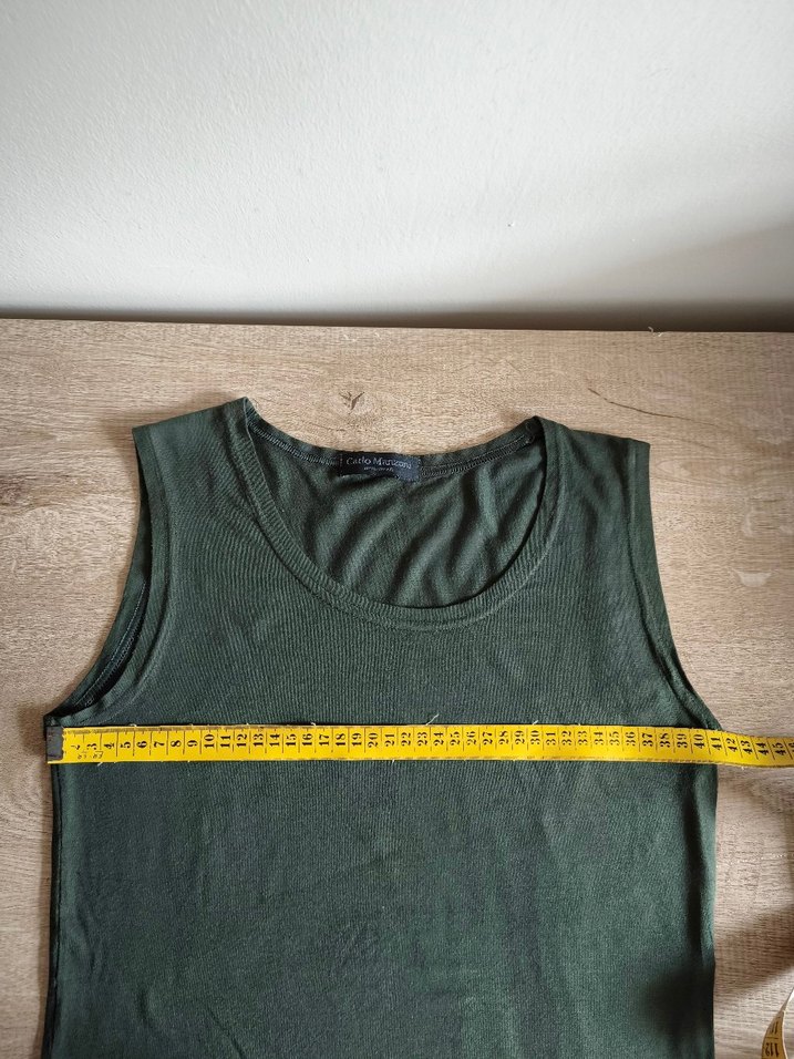 Köyü yeşil Kadın Atlet Basic Kesim - Görsel 2