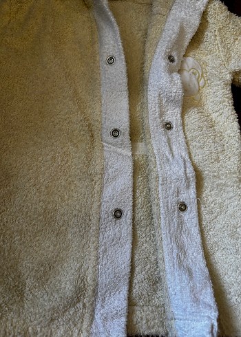 Erkek Çocuk Kapüşonlu Bebek Bornozu - Görsel 5