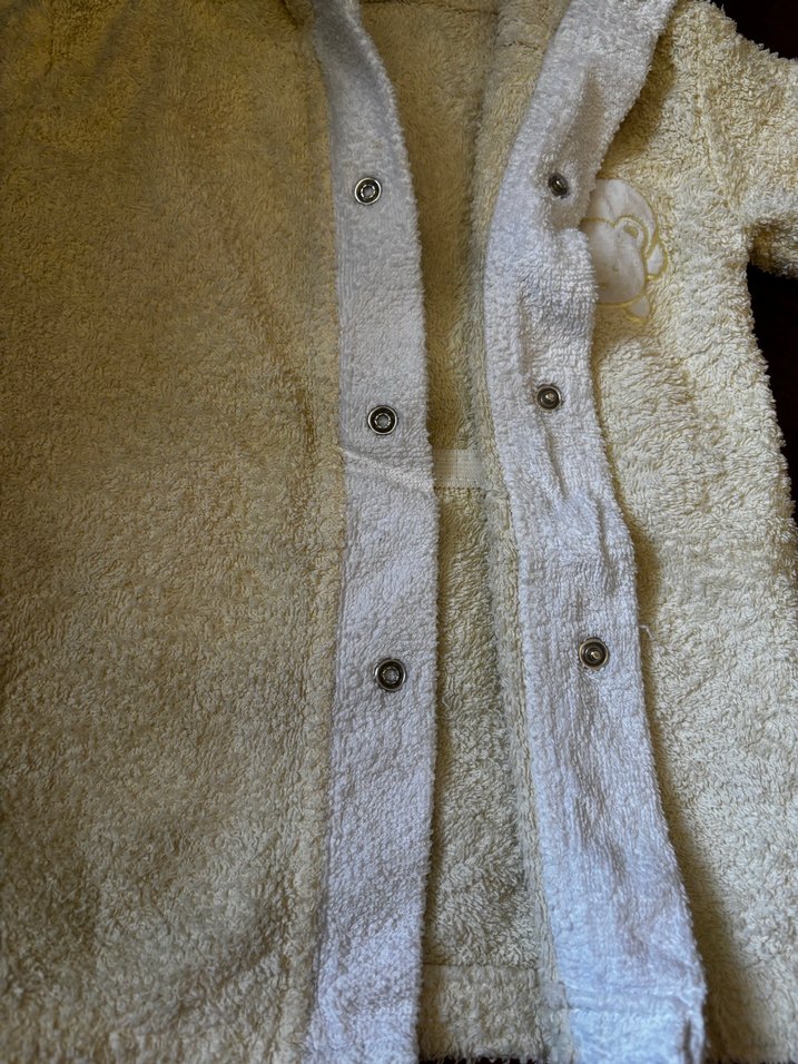 Erkek Çocuk Kapüşonlu Bebek Bornozu - Görsel 5