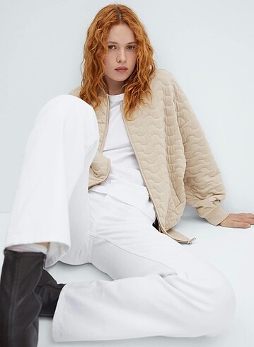Mango Mango Kapitoneli Bomber Ceket