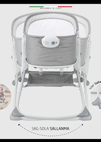 Elele Çok Fonksiyonlu Bebek Beşiği - Görsel 2