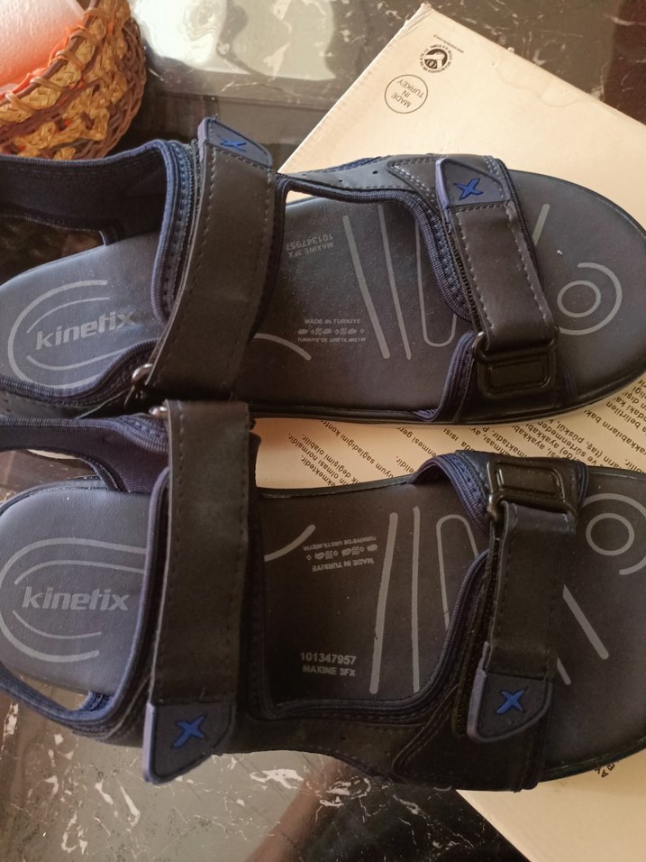 Erkek Mavi Outdoor Ayarlanabilir Bantlı Sandalet - Görsel 4