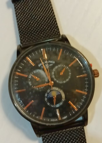 Diğer Aqua Di Polo Siyah Erkek Kol Saati