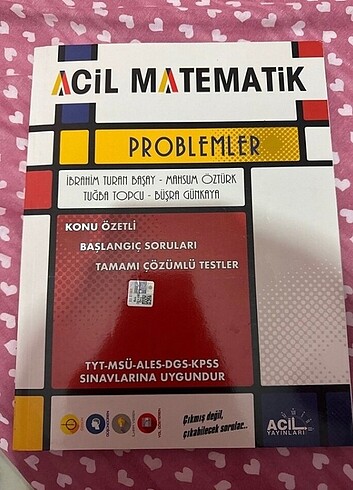 ACIL MATEMATIK PROBLEMLER 2023