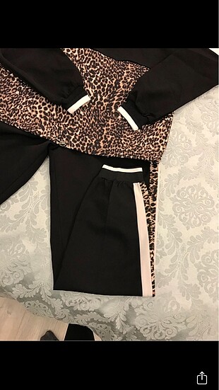 36 Beden Tüm takım alt üst leopar zara model