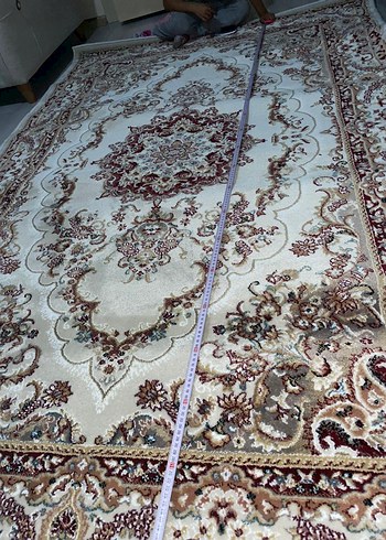 Bordo Desenli Klasik Halı 2 adet yün halı