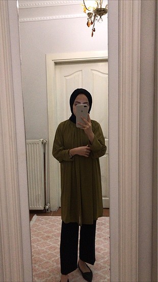 s Beden haki Renk Uzun tunik