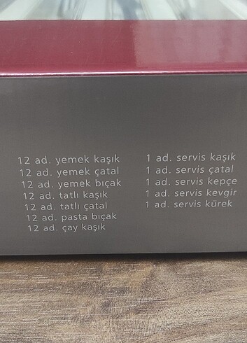 Beden beyaz Renk Nehir 89 parça set