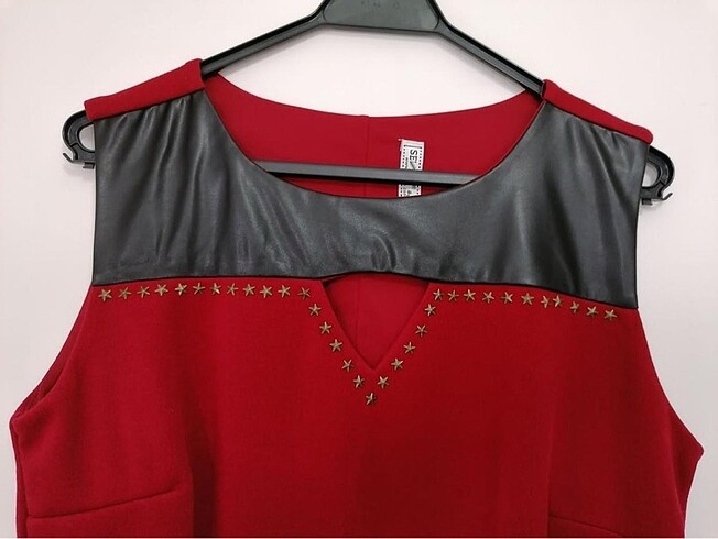 44 Beden Bordo elbise