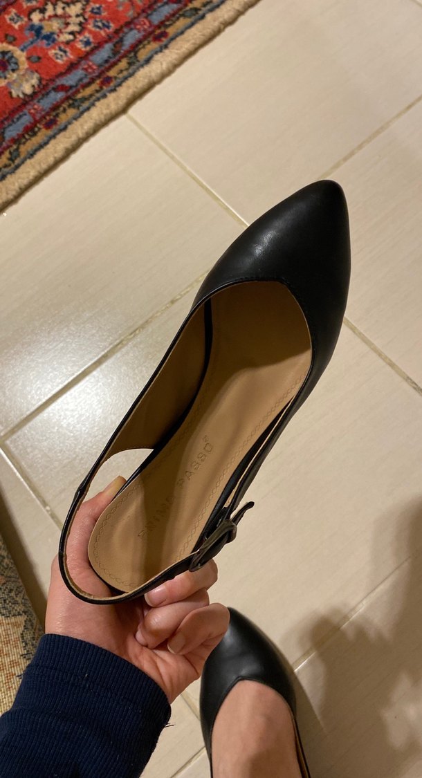 Kadın Siyah Stiletto Topuklu Ayakkabı - Görsel 3