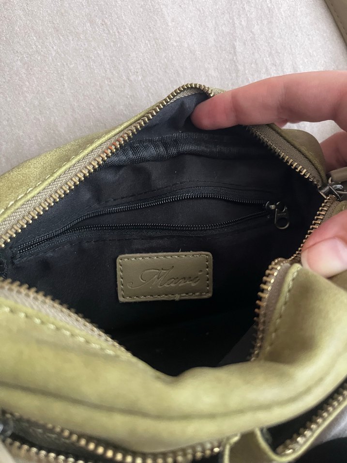 Mavi marka Kadın Haki Deri Çapraz Çanta - Görsel 2