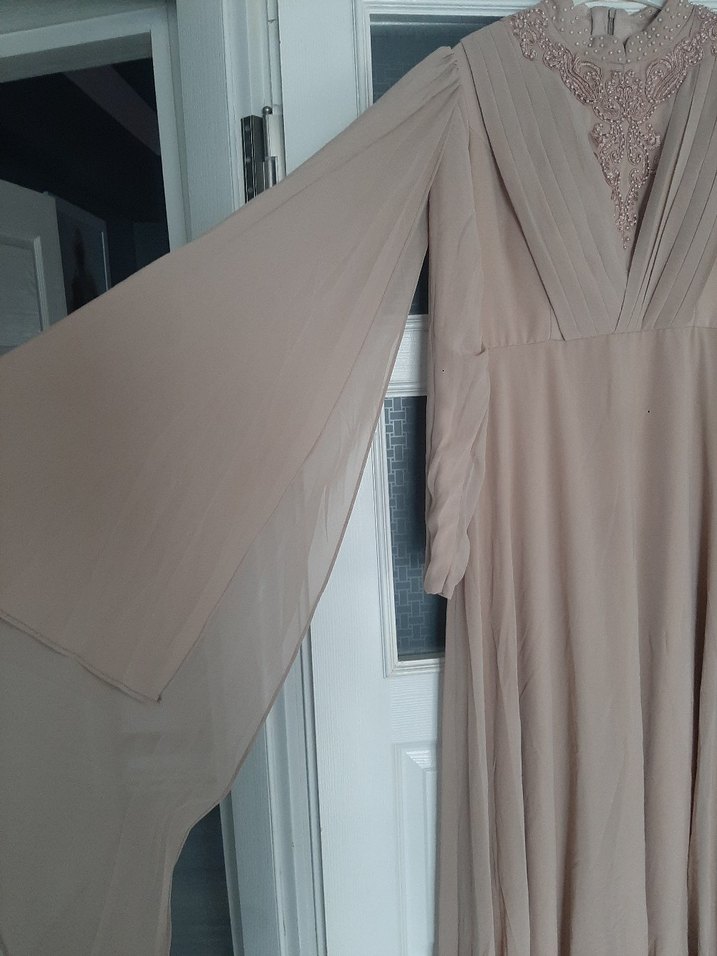 şifon elbise - Görsel 3