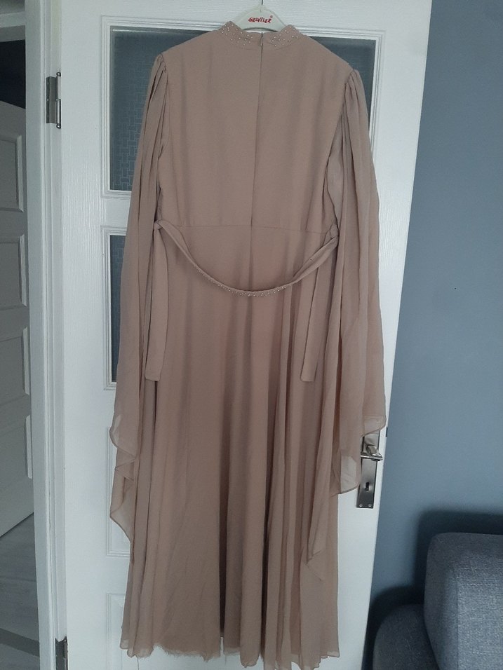 şifon elbise - Görsel 4