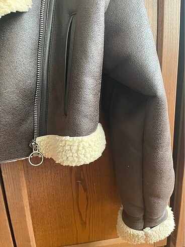 m Beden Stradivarius peluş mont