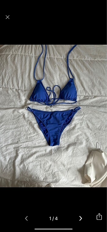 Trendyolmilla bikini takımı mavi 36 s beden
