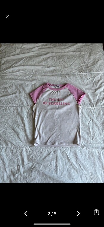 Bershka m beden tshirt
