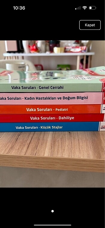 Vaka soruları dahiliye 3 kitap