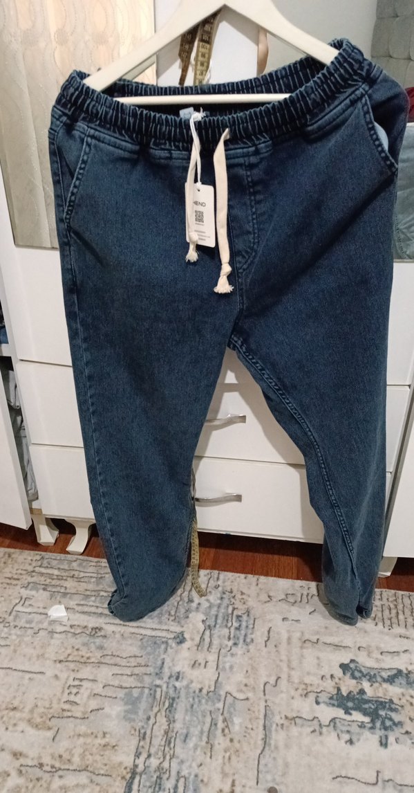 Mavi erkek kot pantolon - Görsel 2