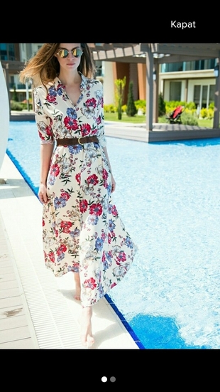 uzun elbise