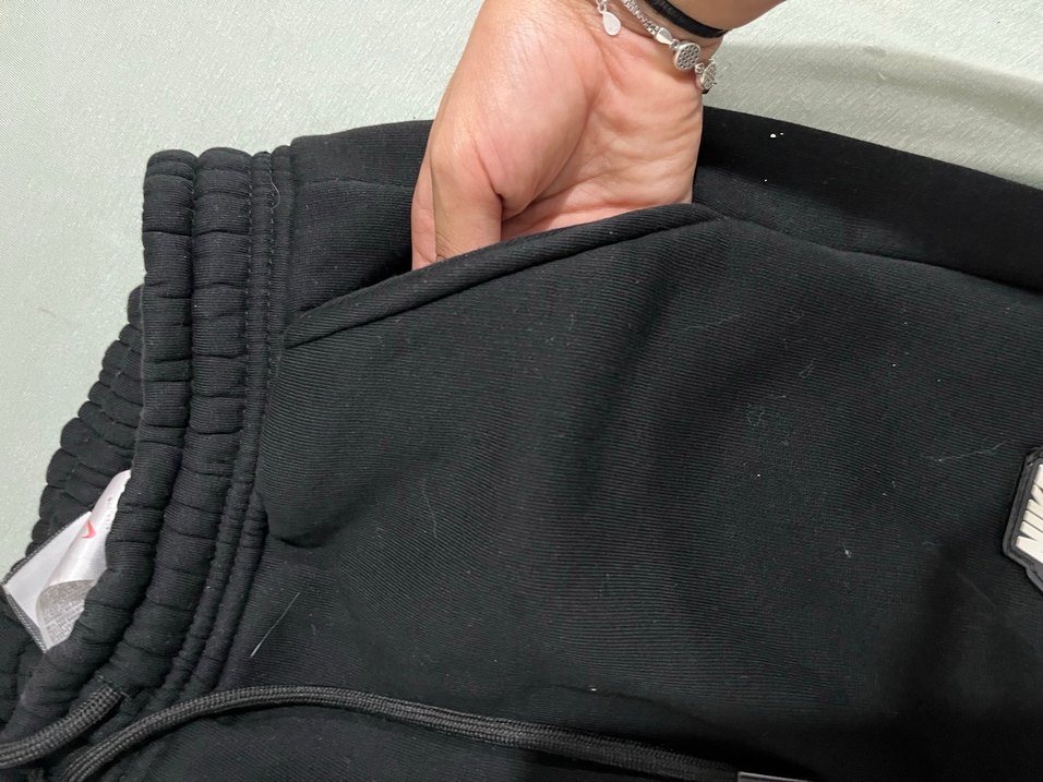 Nike Siyah Fermuarlı Erkek Eşofman Altı - Görsel 2