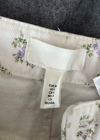 Pamuklu Desenli Rahat Kesim Kadın Pantolon - Görsel 3