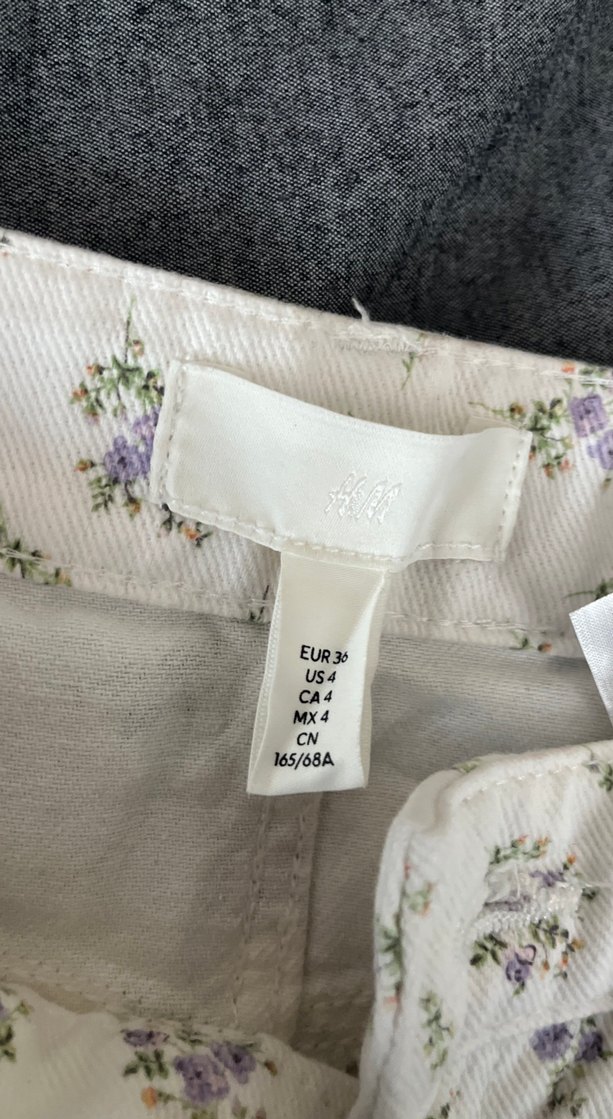 Pamuklu Desenli Rahat Kesim Kadın Pantolon - Görsel 3