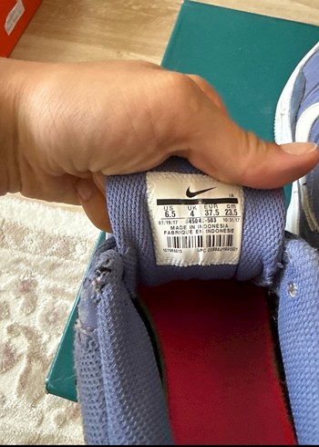 Kadın lila nike Spor Ayakkabı - Görsel 7