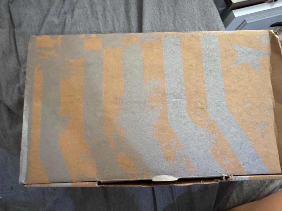 Bej ve Gri Desenli Karton Kutu - Görsel 2