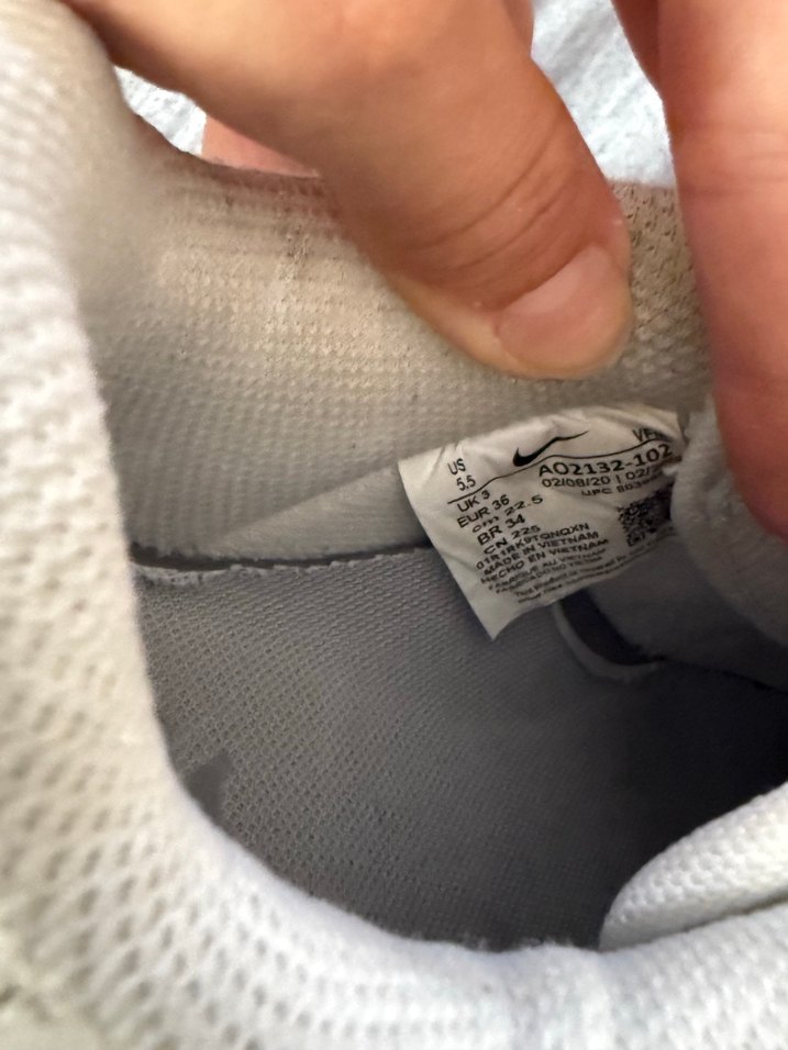 Beyaz Nike Bağcıklı Stiletto Topuklu Spor Ayakkabı - Görsel 4