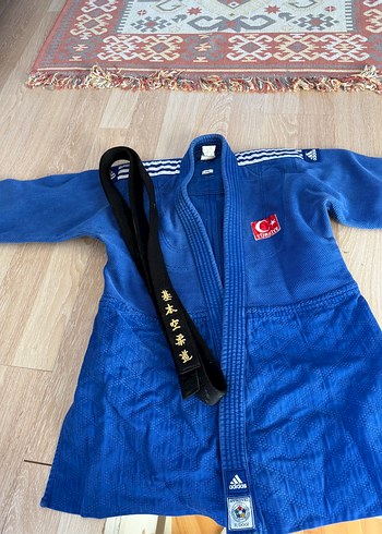 Adidas Lacivert Judo Kıyafeti ve Kuşak - Görsel 4