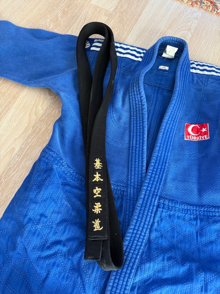 Adidas Lacivert Judo Kıyafeti ve Kuşak - Görsel 5