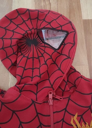 4 Yaş Beden Örümcek Adam Hırka