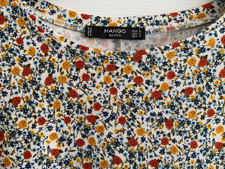 Çiçek Desenli Renkli Bohem Midi Elbise - Görsel 3