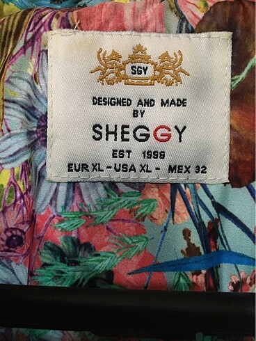 Çiçek desenli turkuaz renkli mont - Görsel 6