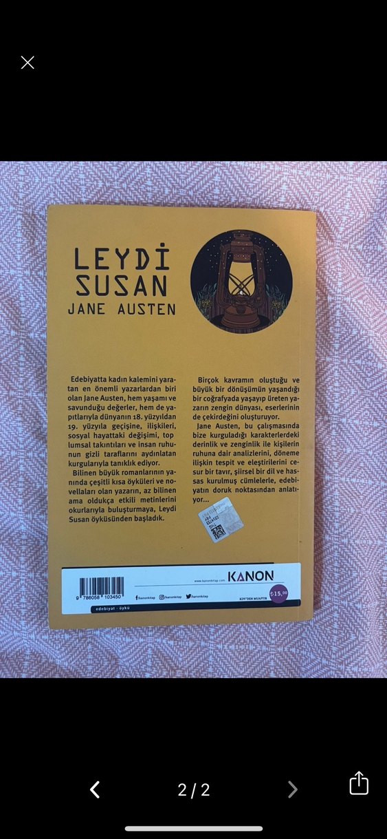 Leydi Susan - Jane Austen - Görsel 2
