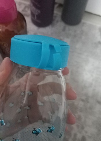 Mavi Pastel Çocuk Termos Şişesi - Görsel 2