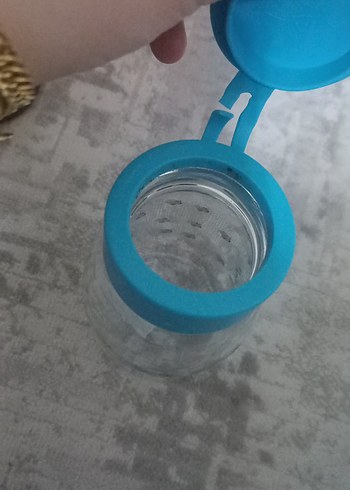 Mavi Pastel Çocuk Termos Şişesi - Görsel 3