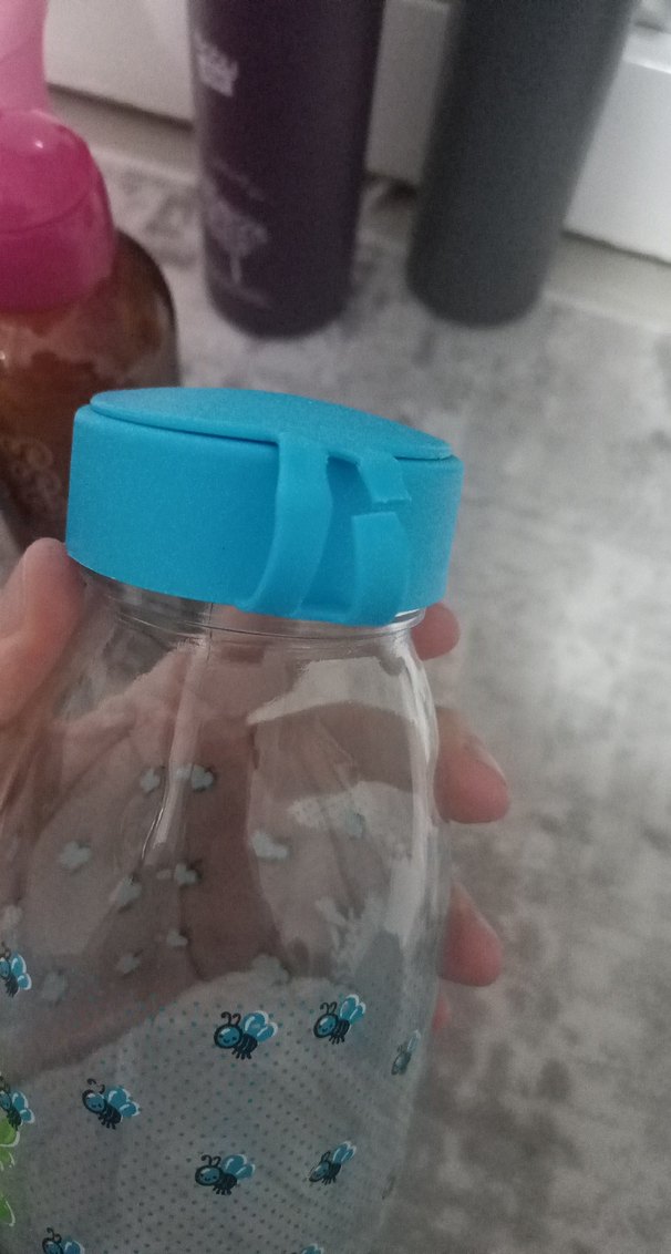 Mavi Pastel Çocuk Termos Şişesi - Görsel 2