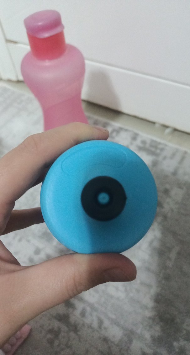 Mavi Bebek Biberonu Süper Kahraman Desenli - Görsel 2