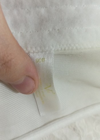 Beyaz Bohem Midi Dantelli Büstiyer - Görsel 3