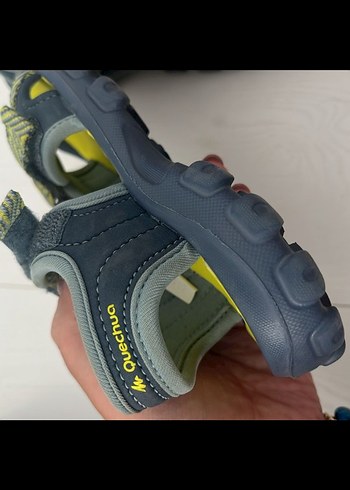 30 Beden Erkek Çocuk Sarı Kayışlı Spor Sandalet