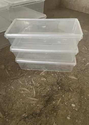 Siyah Kapaklı Şeffaf Saklama Kutuları - Görsel 4